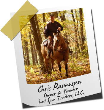 Chris Rasmussen, founder of Lost Spur Trailers